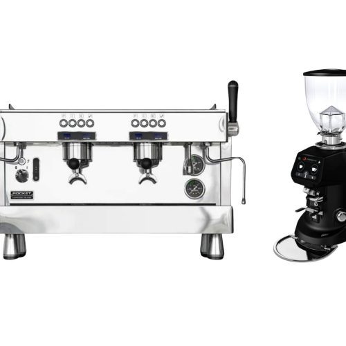 Rocket R9 Commercial Espresso Machine + Fiorenzato F64 Evo Coffee Grinder Bundle | Pro Coffee Gear